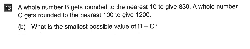 Question 28 CSSE Maths 2019 Entry Paper