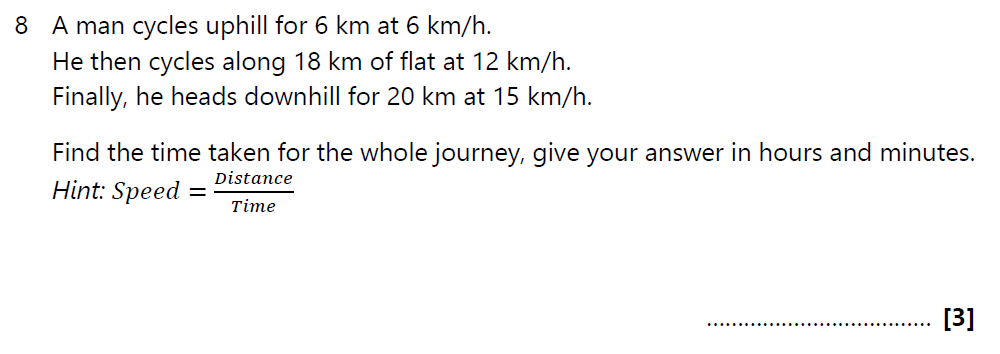 Question 28 Haileybury 11 Plus Maths Sample Assessment 3