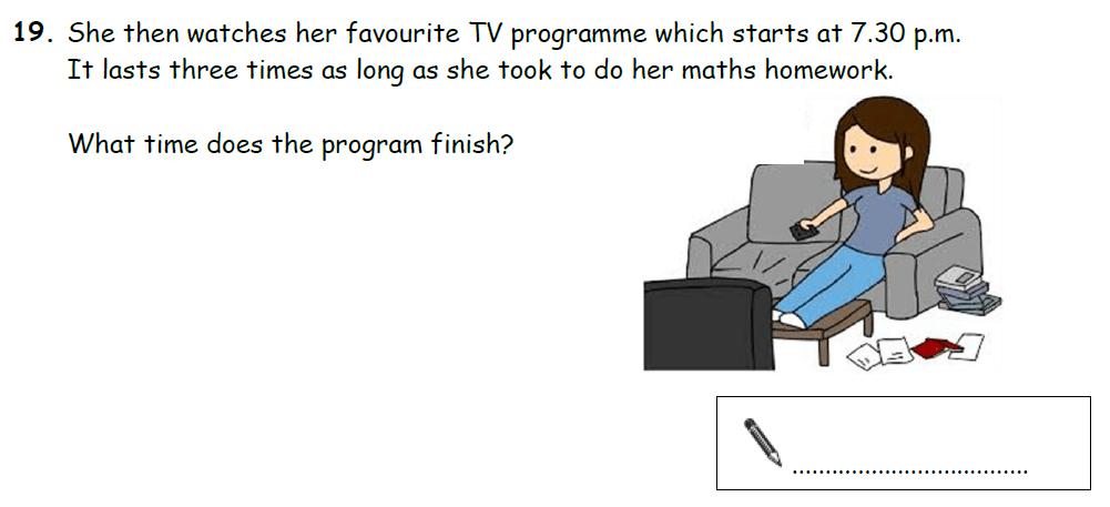 Question 29 - Bradford Grammar 11 Plus Maths Specimen Paper
