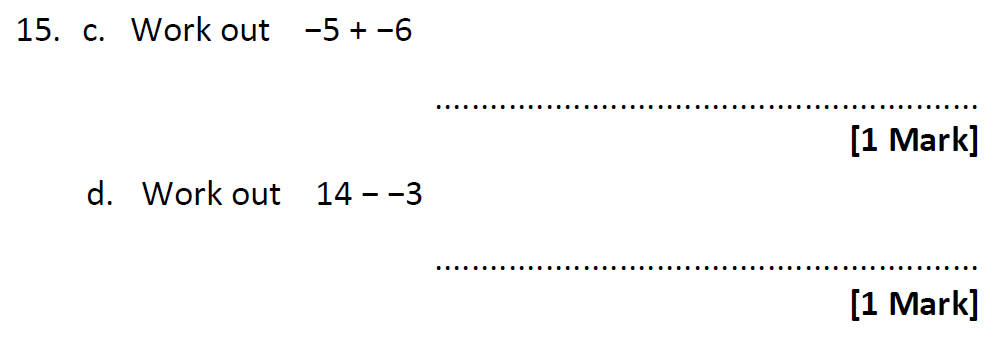 Question 29 The Grammar School at Leeds 11 Pus Maths Entrance Paper 2021