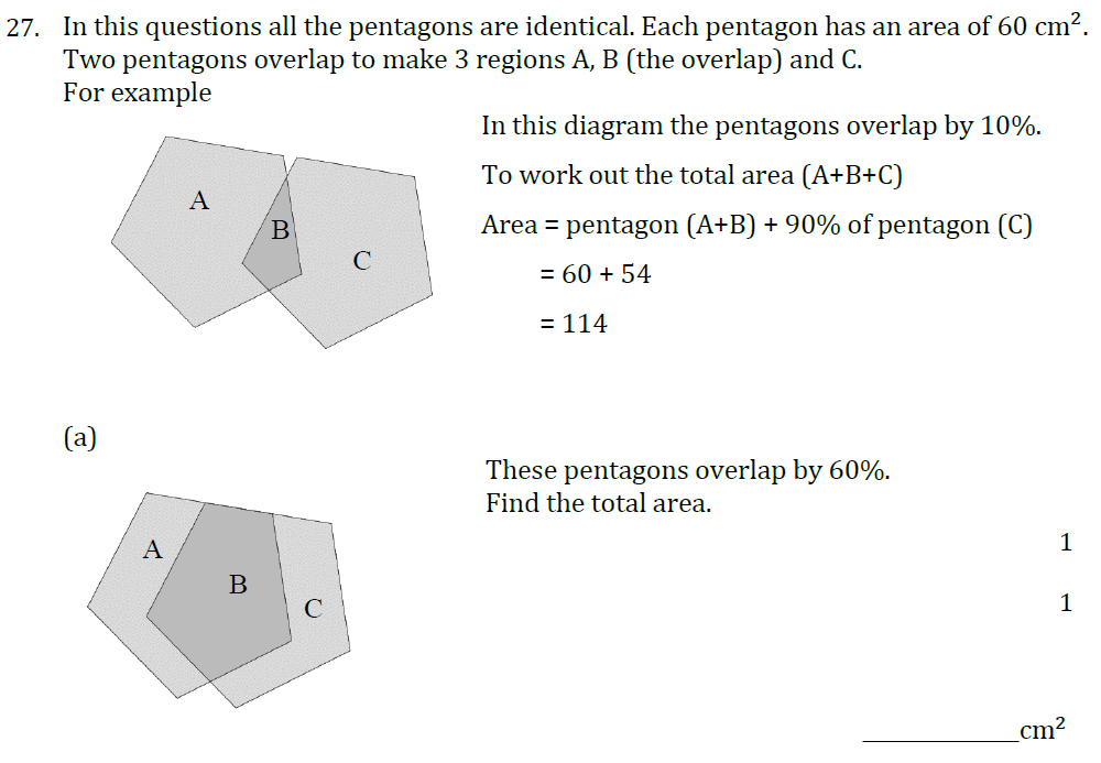 Question 30 - Withington Girls School 11+ Maths Sample Paper 2022