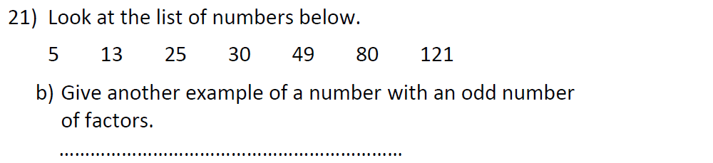 Question 31 - St Anselms College 2021 11 Plus Maths Sample Paper 1