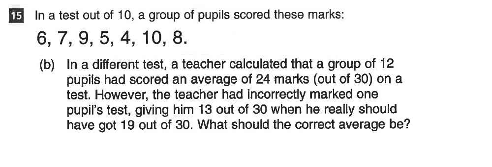 Question 32 CSSE Maths 2019 Entry Paper
