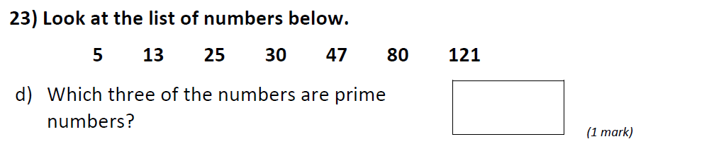 Question 38 - St Anselms College 2021 11 Plus Maths Sample Paper 2