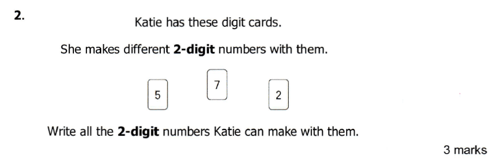 Question 02 - Highgate School 7 Plus Maths Practice Paper 2