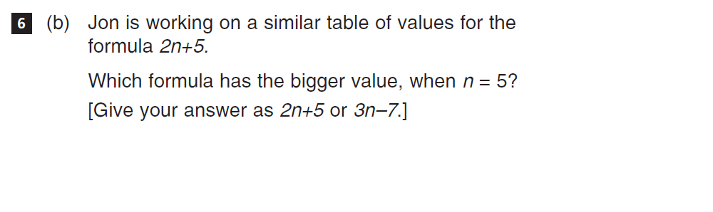 Question 14 CSSE Maths 2018 Entry Paper