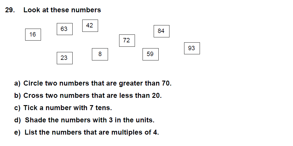 Question 30 - Latymer Prep 7 Plus Maths 2021 Sample Paper 1