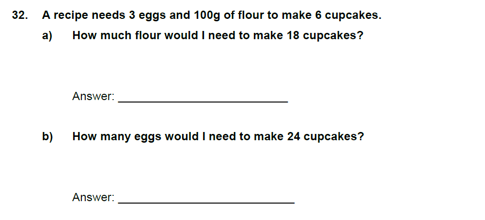 Question 33 - Latymer Prep 7 Plus Maths 2021 Sample Paper 1