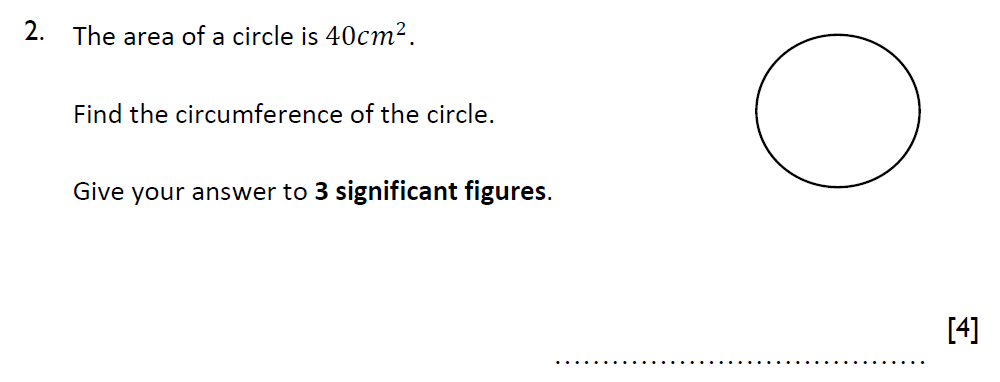 Question 02 - Reigate Grammar School 13 Plus Maths Sample Paper 2 - Calculator