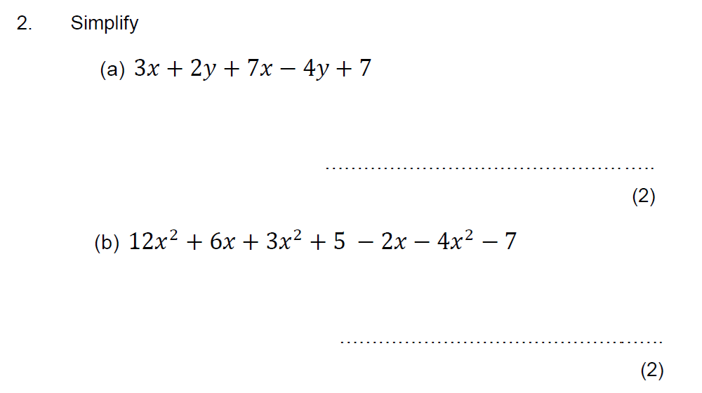 The Grammar School at Leeds Year 9 Entrance Maths Sample Paper ...