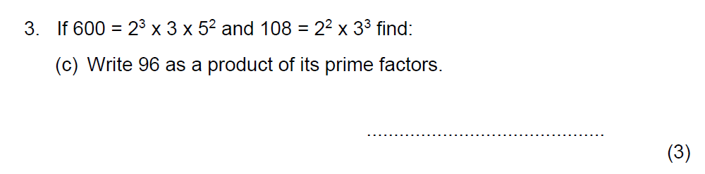 Question 06 - The Grammar School at Leeds Year 9 Entrance Maths Sample Paper