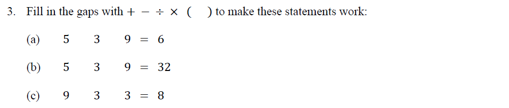 Question 11 - Oundle School - 10 Plus Maths Entrance Exam Paper 2013