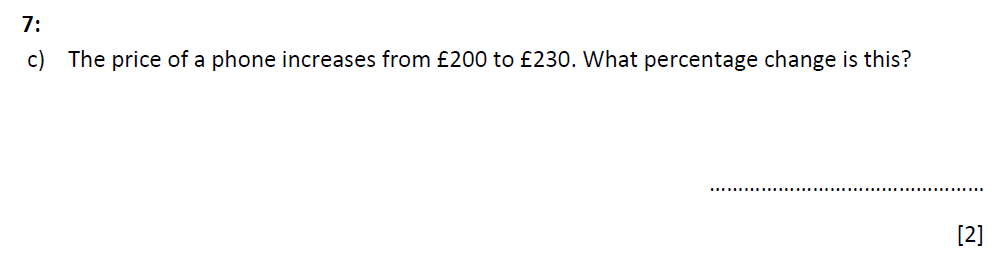 Question 11 - St Marys Crosby 13 Plus Maths Test Sample Paper