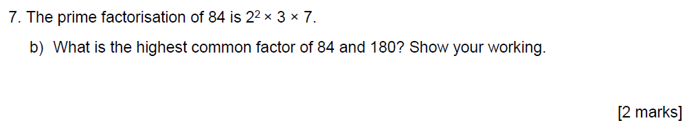 Question 12 - Ampleforth College Year 9 Academic Scholarship Specimen Paper