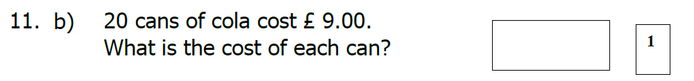 Question 13 - St Mary's School Year 6 Maths Sample Test Paper