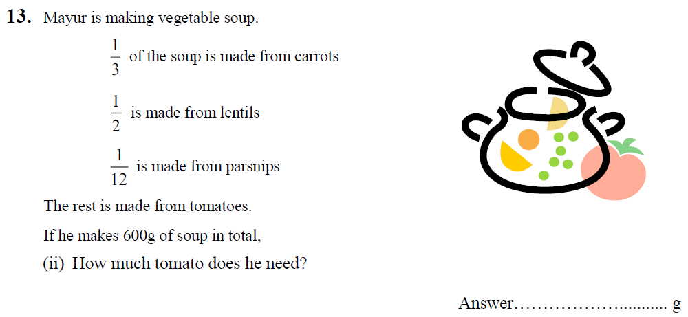 Question 19 - King's School Chester Entrance Exam Maths Paper