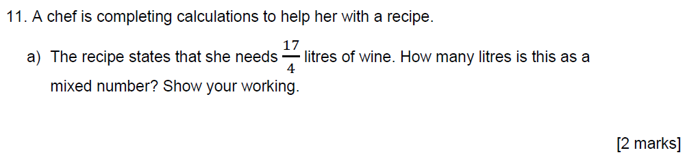 Question 20 - Ampleforth College Year 9 Academic Scholarship Specimen Paper
