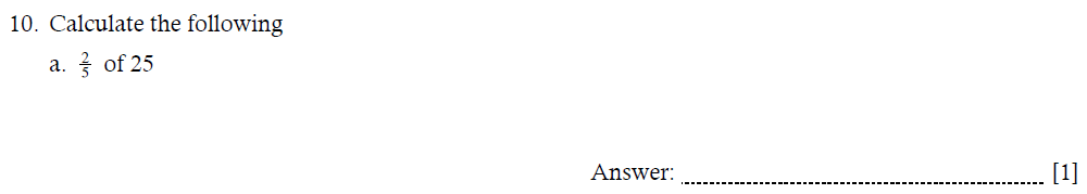 Question 20 - Hampton Court House - Year 6 Maths Entrance Exam Paper