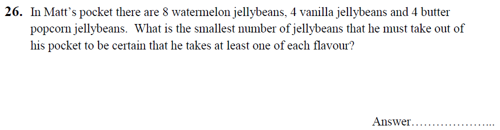 Question 35 - King's School Chester Entrance Exam Maths Paper