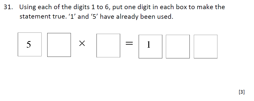 Question 55 - Emanuel School - 10 Plus Maths Entrance Exam Paper 2