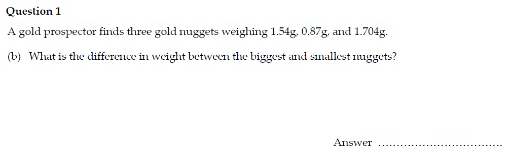 Question 02 - Oundle School - 13 Plus Maths Entrance Exam Paper 2022