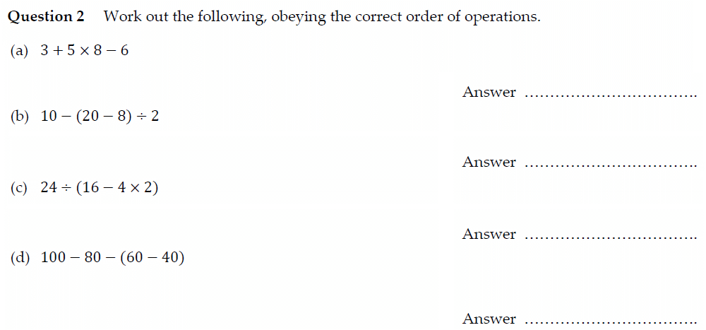 Question 05 - Oundle School - 13 Plus Maths Entrance Exam Paper 2022