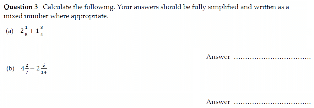 Question 06 - Oundle School - 13 Plus Maths Entrance Exam Paper 2022