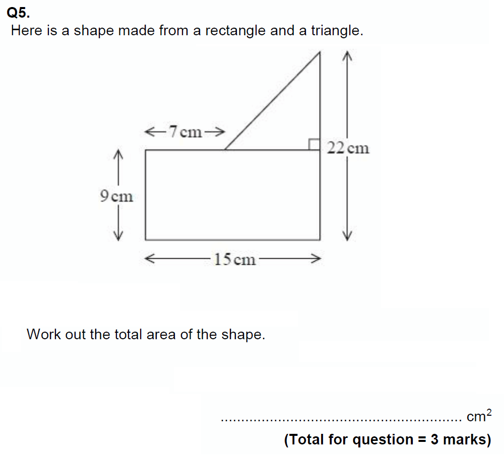 Question 08 - EPSOM College Year 9 Maths Specimen Paper