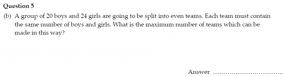 Question 11 - Oundle School - 13 Plus Maths Entrance Exam Paper 2022
