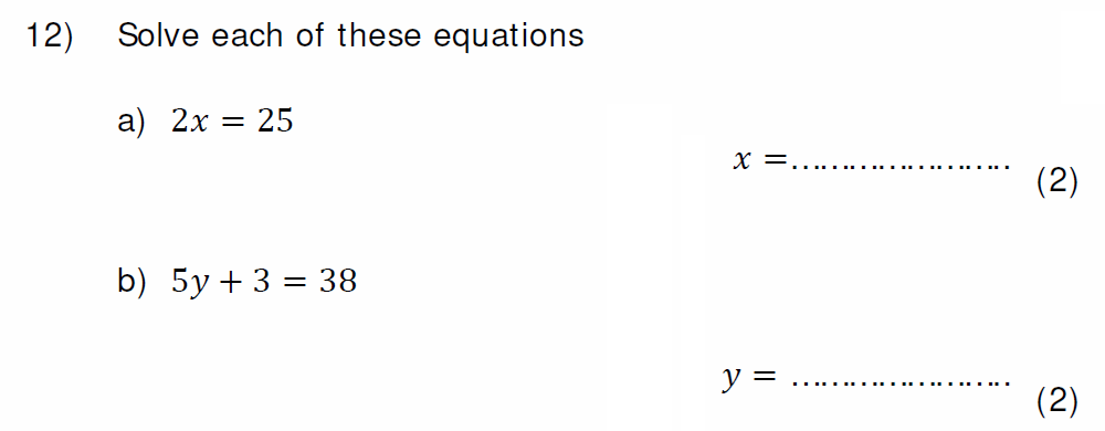 Question 13 - Colfe_s School 13 Plus Examination Maths Sample Paper