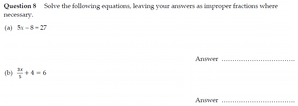 Question 14 - Oundle School - 13 Plus Maths Entrance Exam Paper 2022