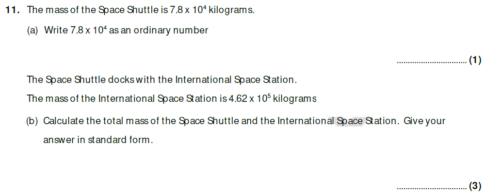 Question 14 - Taunton School 13 Plus Academic Scholarships Maths Sample Paper