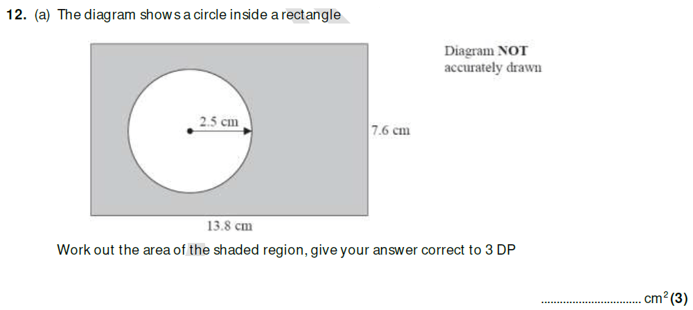 Question 15 - Taunton School 13 Plus Academic Scholarships Maths Sample Paper