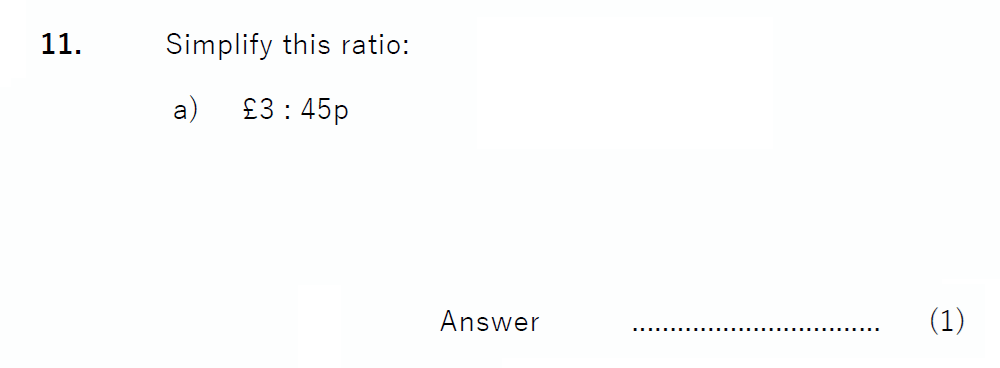 Question 16 - Chigwell School 13 Plus Maths Specimen Paper
