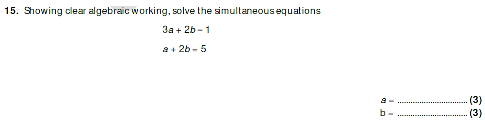 Question 18 - Taunton School 13 Plus Academic Scholarships Maths Sample Paper