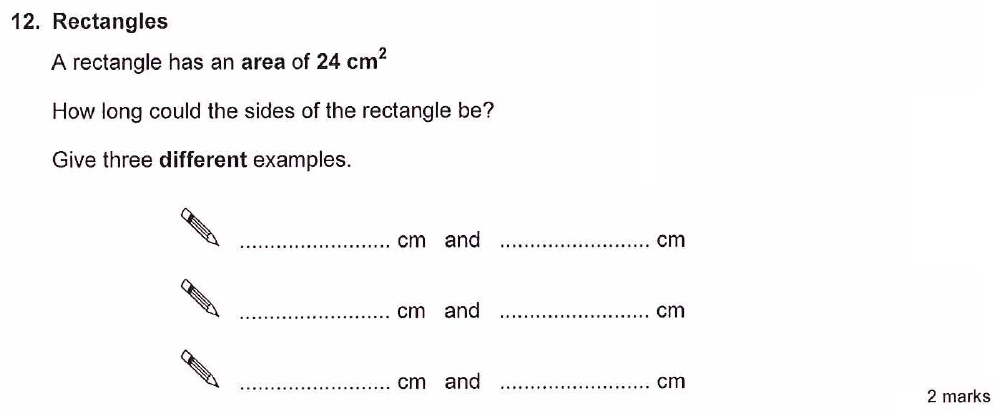 Question 20 - Ashford School Year 9 Maths Entrance Exam Sample Paper