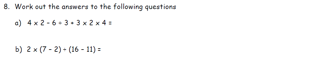 Question 23 - St Francis College Year 9 Maths Practice Extrance Paper