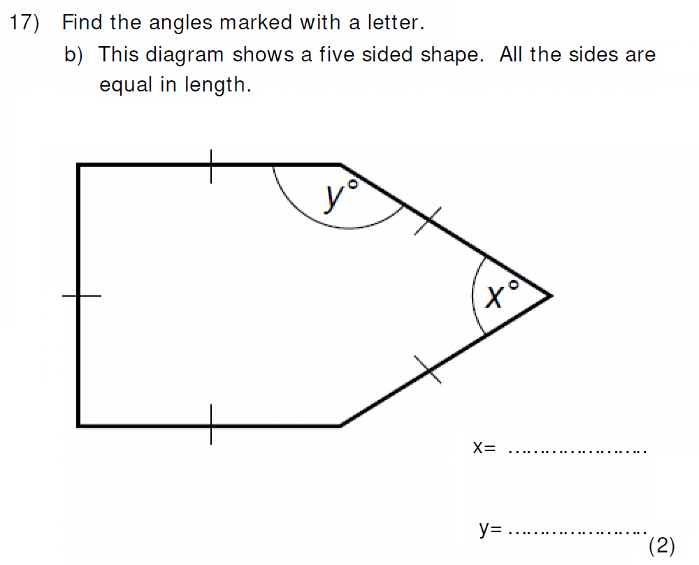 Question 24 - Colfe_s School 13 Plus Examination Maths Sample Paper
