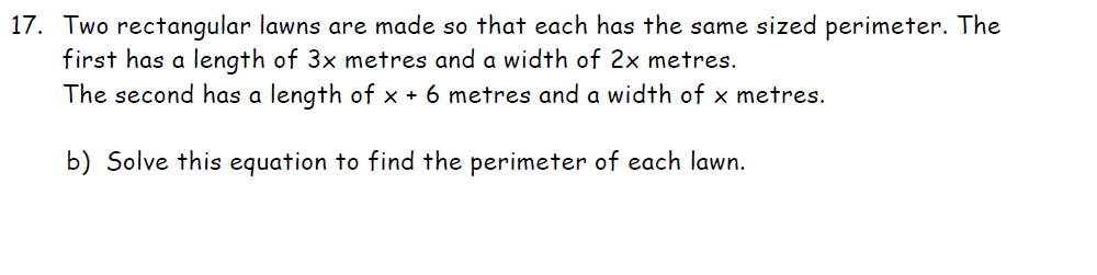 Question 35 - St Francis College Year 9 Maths Practice Extrance Paper