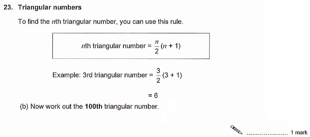 Question 41 - Ashford School Year 9 Maths Entrance Exam Sample Paper