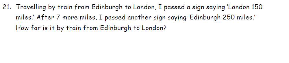 Question 41 - St Francis College Year 9 Maths Practice Extrance Paper
