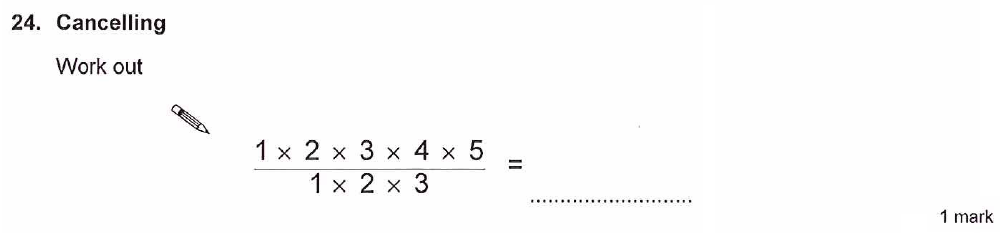 Question 42 - Ashford School Year 9 Maths Entrance Exam Sample Paper