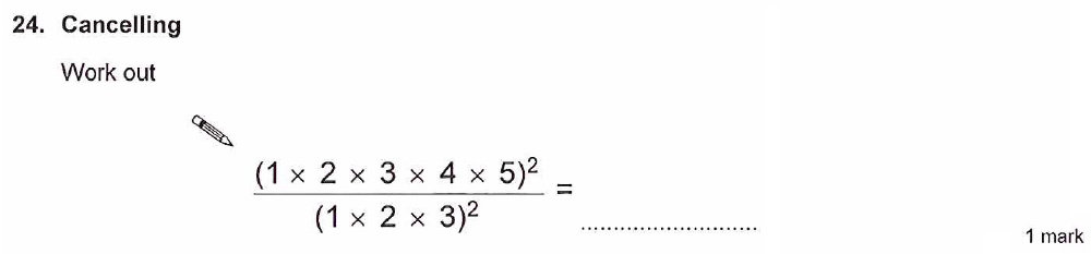 Question 43 - Ashford School Year 9 Maths Entrance Exam Sample Paper