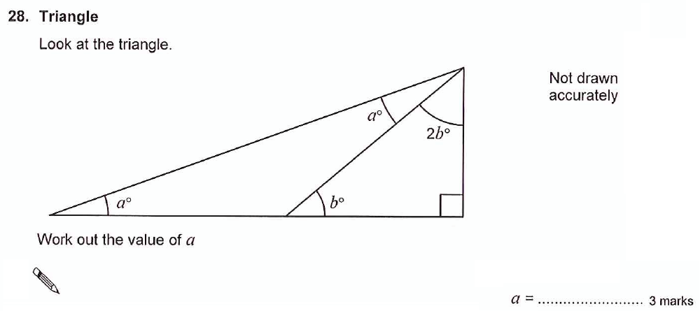 Question 47 - Ashford School Year 9 Maths Entrance Exam Sample Paper